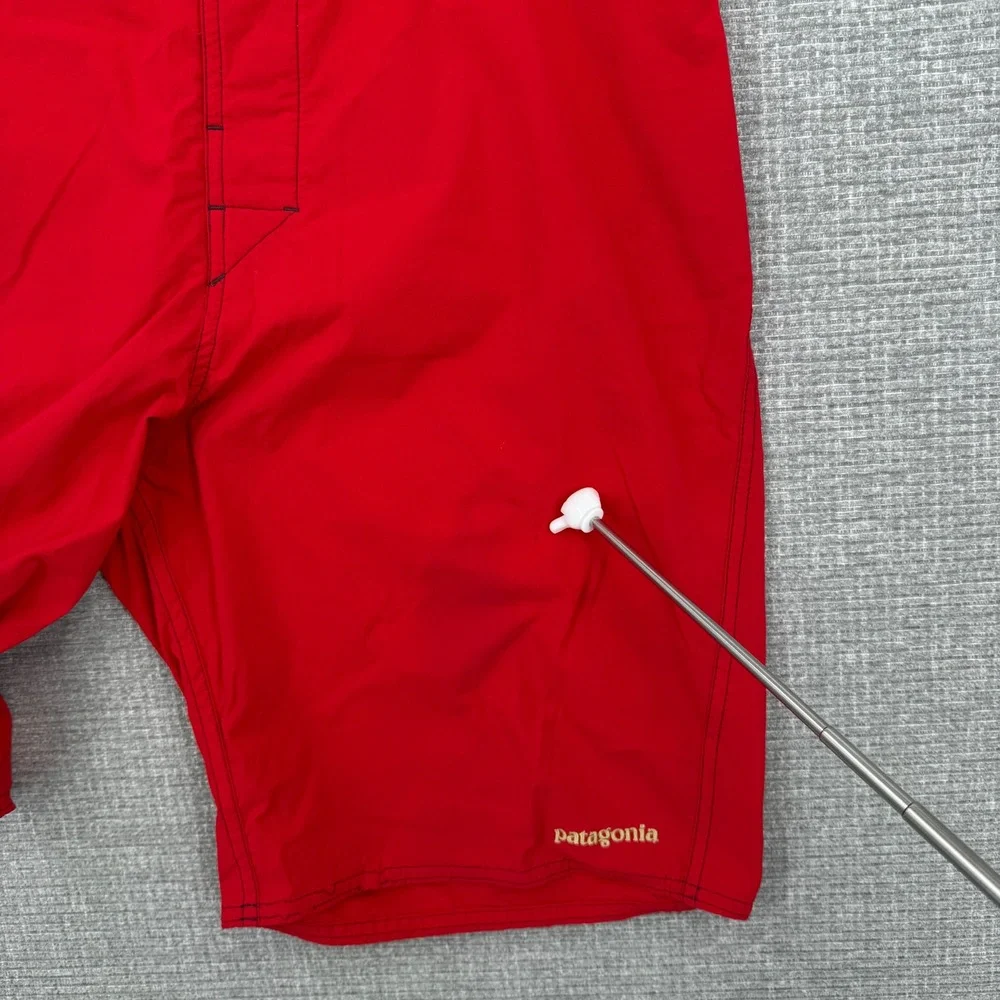 Patagonia Board Shorts Mens 33 Red Swim Trunks Outdoor Gorpcore